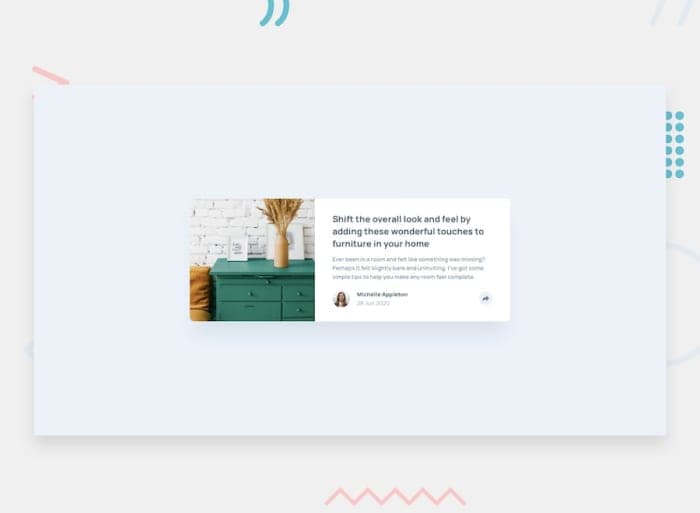 Article preview component