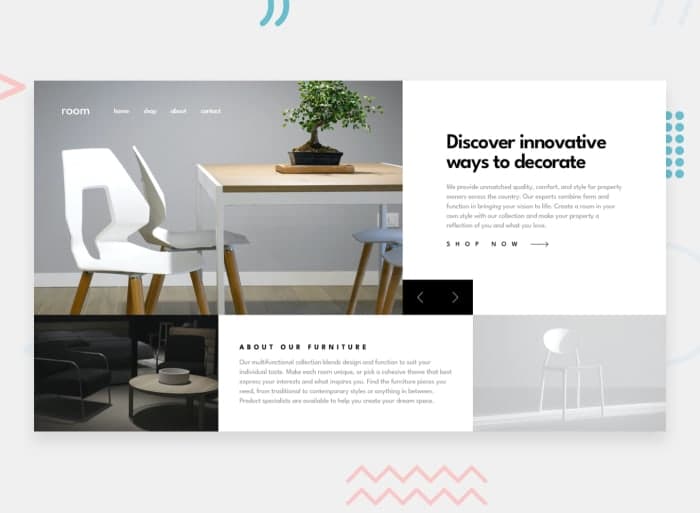 Room homepage